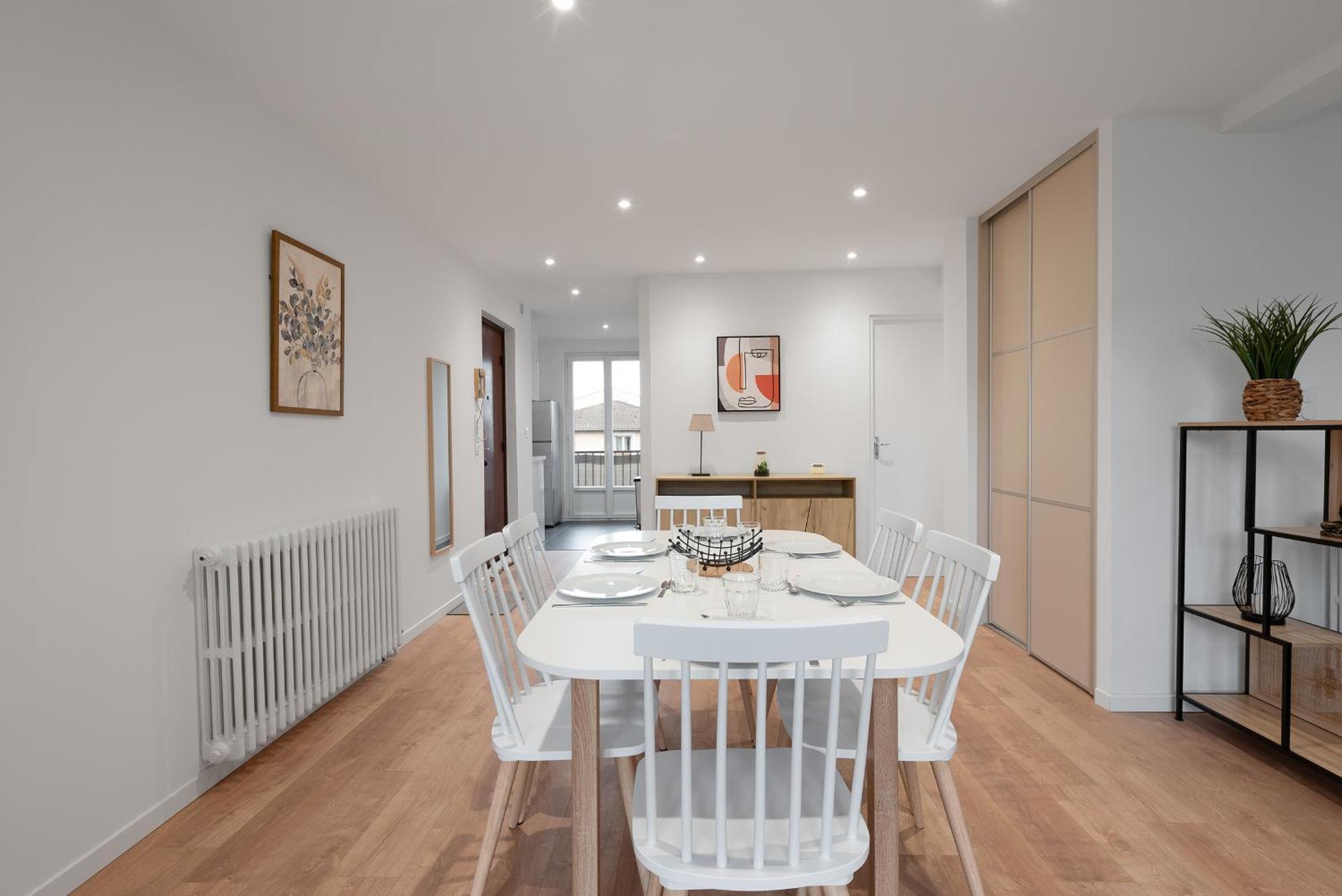 Spacieux T3 Avec 2 Parkings Gratuits Et 2 Balcons Toulouse Exterior photo